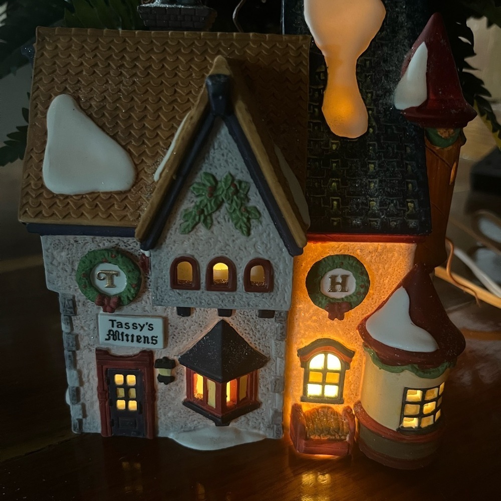 Department 56 Festive Village House with Warm Lights
